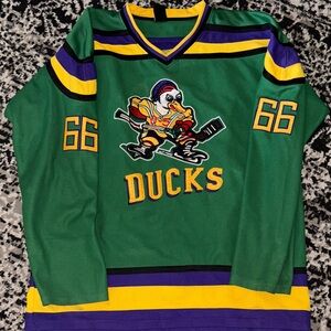 Green and Yellow Hockey Jersey